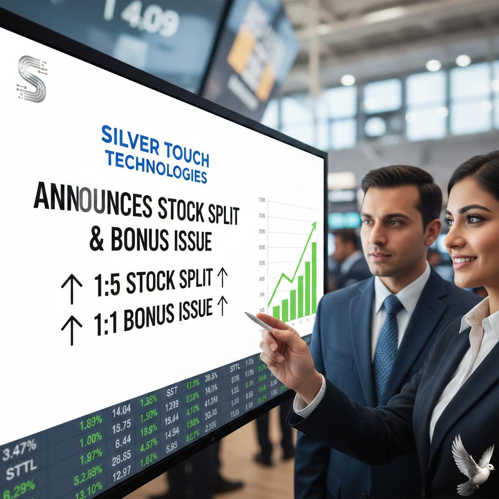 Silver Touch Technologies announces 1:5 stock split and 1:1 bonus issue