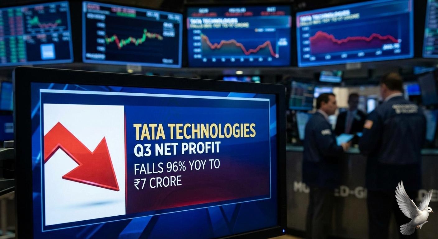 Tata Technologies Q3 net profit falls 96% year-on-year to ₹7 crore