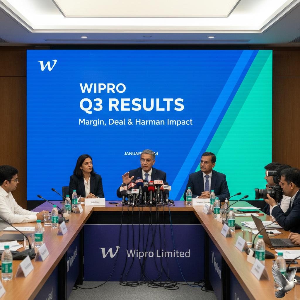 Wipro Q3 Results Press Conference to Detail Margin, Deal, and Harman Impact