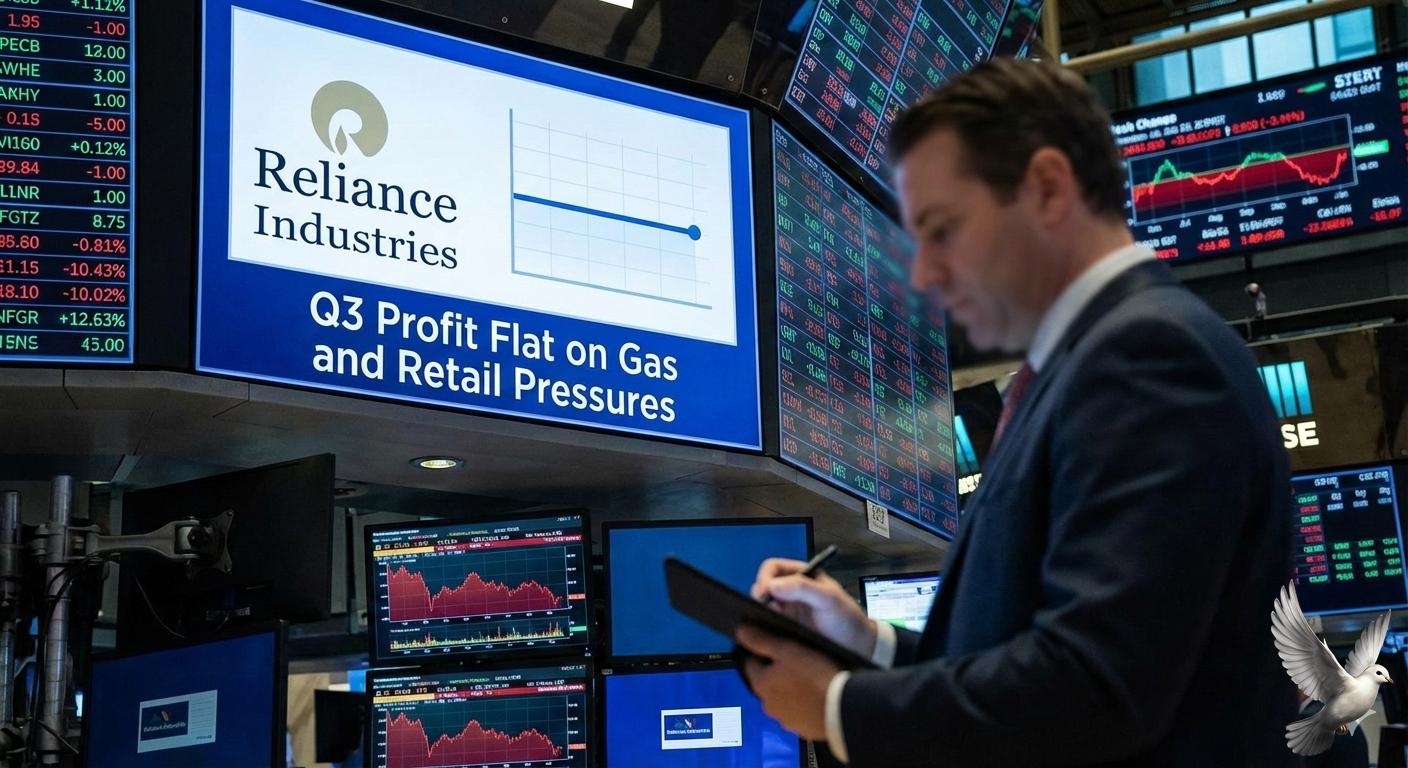 Reliance Industries Q3 Profit Flat on Gas and Retail Pressures