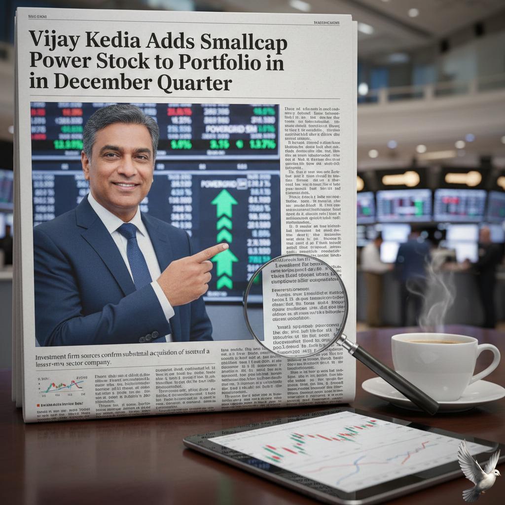 Vijay Kedia Adds Smallcap Power Stock to Portfolio in December Quarter