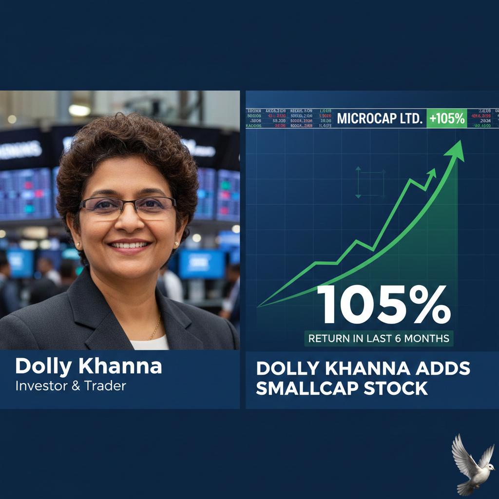 Dolly Khanna Adds Smallcap Stock With 105% Return in Last Six Months