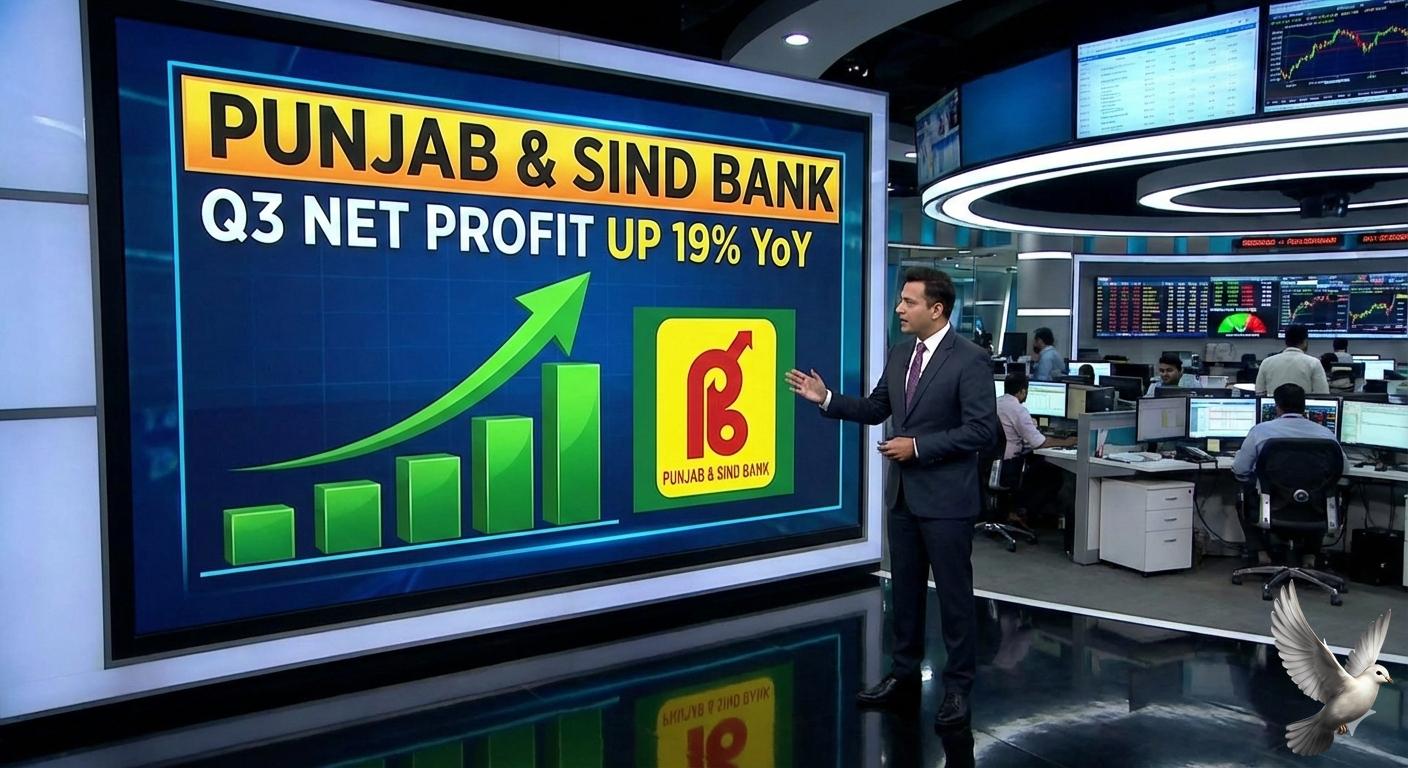 Punjab & Sind Bank Q3 Net Profit Up 19% YoY