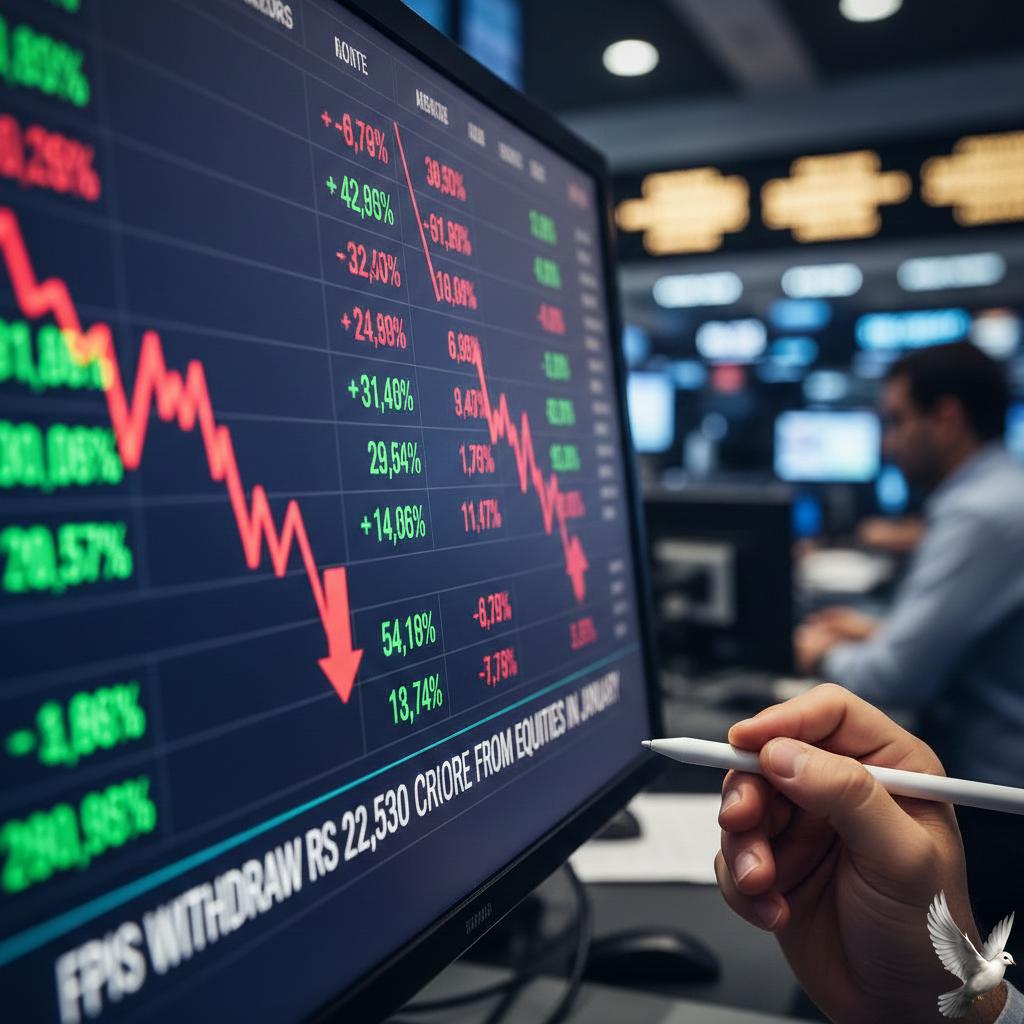 FPIs Withdraw Rs 22,530 Crore From Equities in January