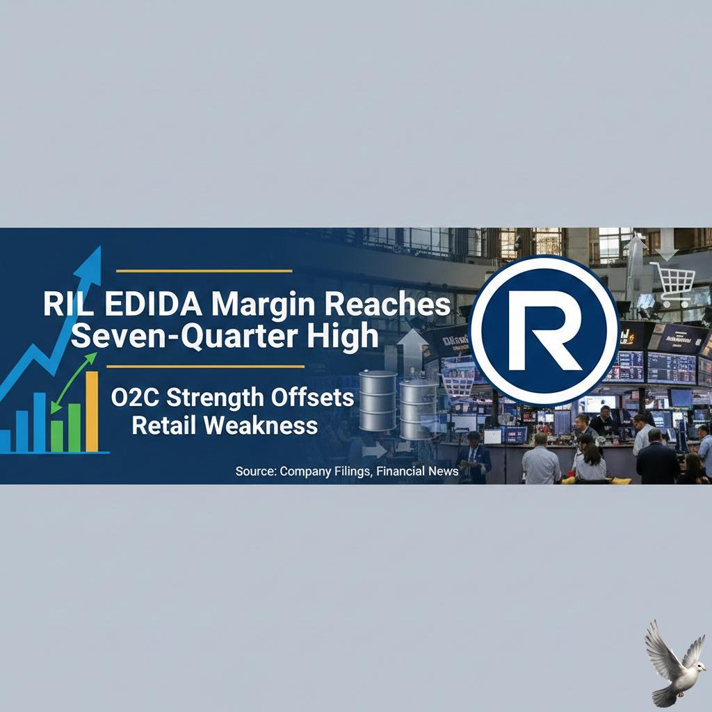 RIL EBITDA Margin Reaches Seven-Quarter High as O2C Strength Offsets Retail Weakness