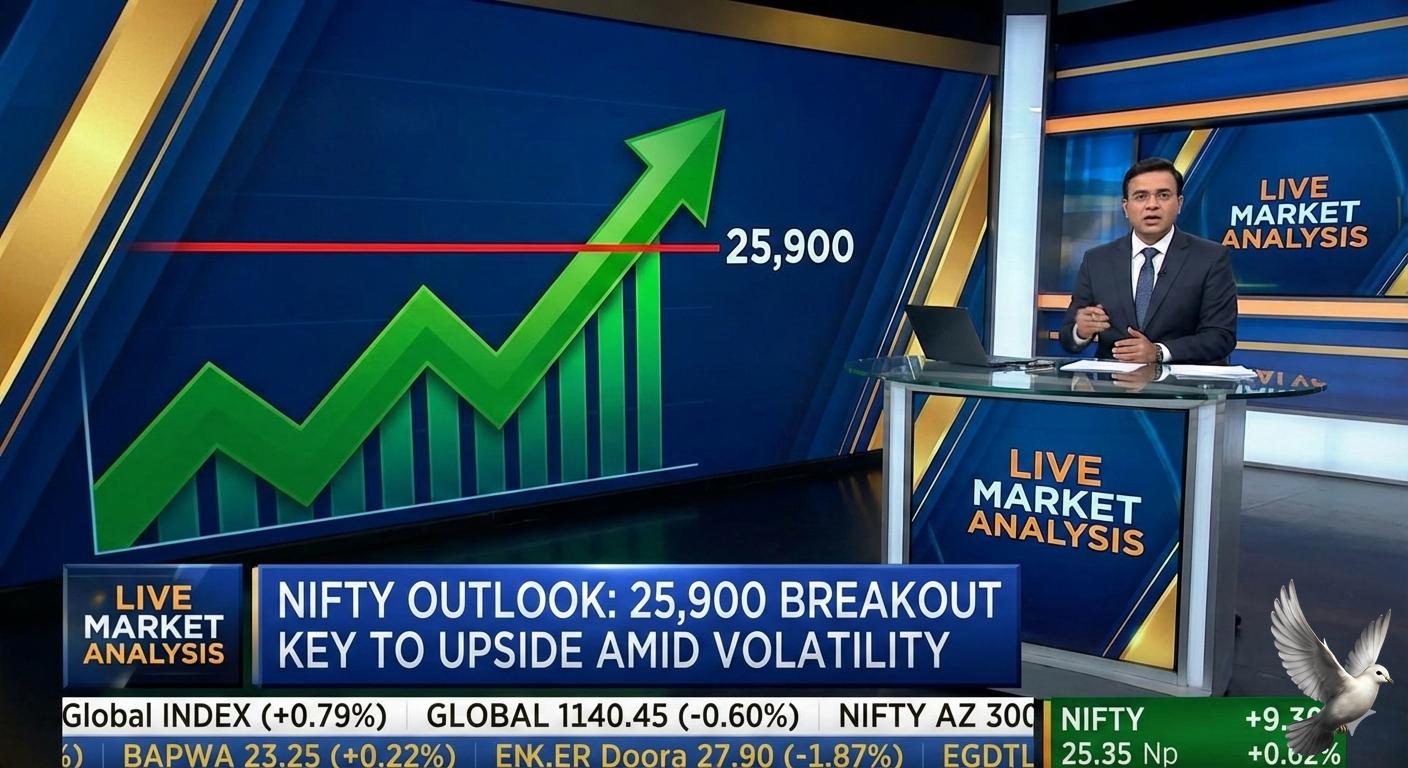 Nifty Outlook: 25,900 Breakout Key to Upside Amid Volatility