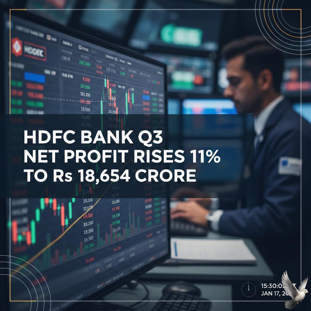 HDFC Bank Q3 Net Profit Rises 11% to Rs 18,654 Crore