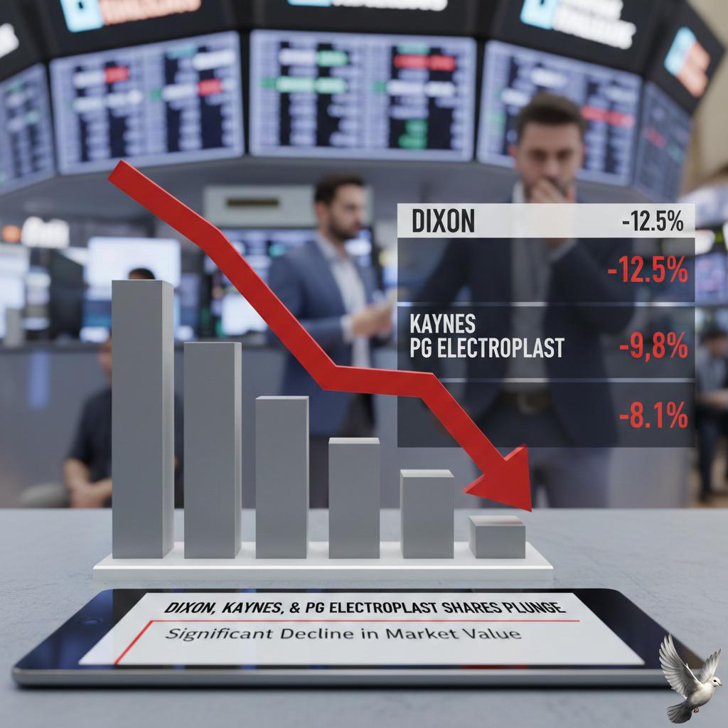 Dixon, Kaynes, and PG Electroplast Shares Experience Significant Decline