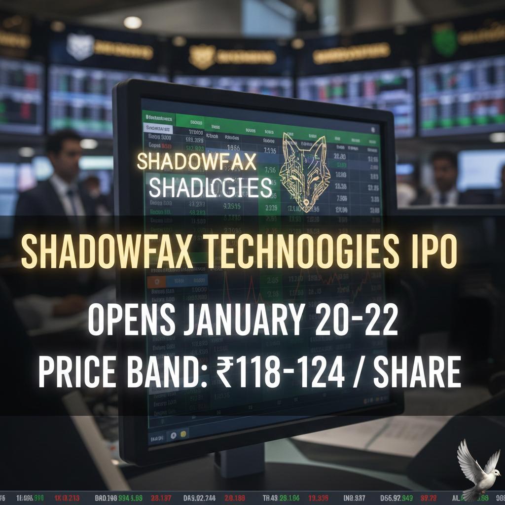 Shadowfax Technologies IPO Opens January 20-22, Price Band Set at ₹118-124 per Share