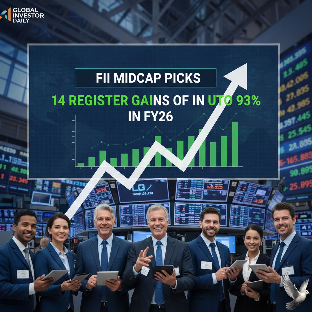 14 FII Midcap Picks Register Gains of Up to 93% in FY26