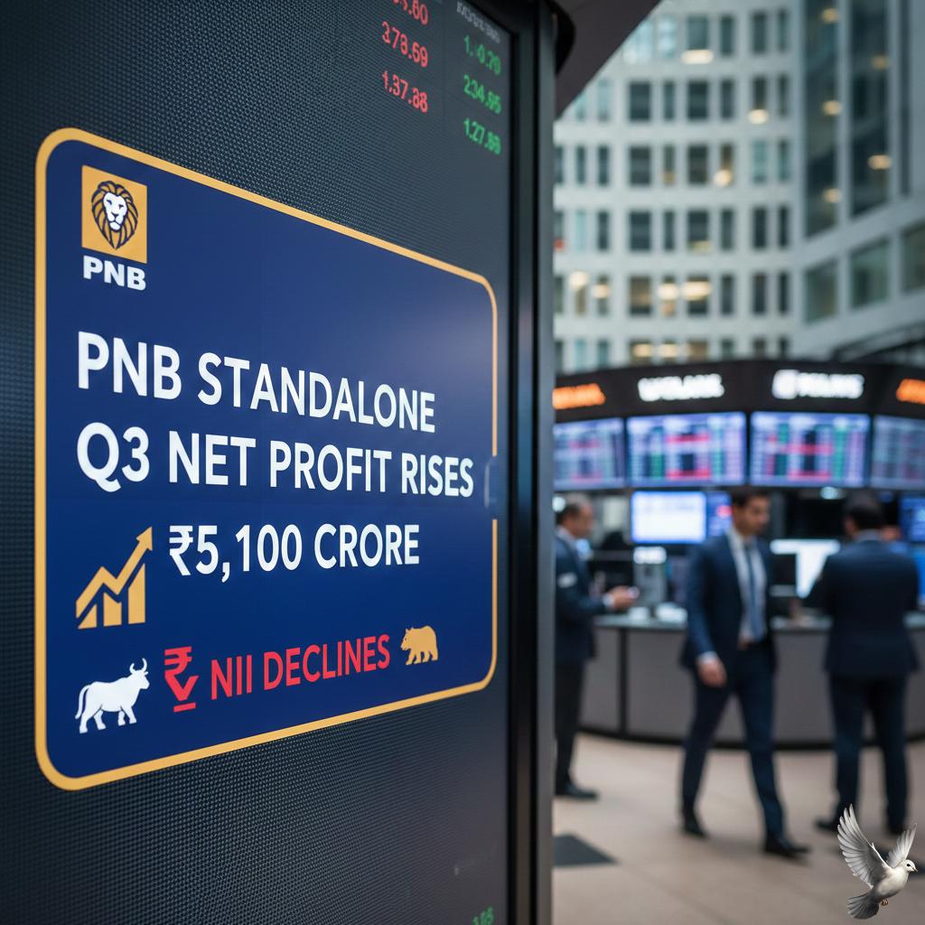 PNB Standalone Q3 Net Profit Rises to ₹5,100 Crore, NII Declines