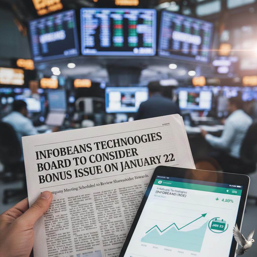 InfoBeans Technologies Board to Consider Bonus Issue on January 22