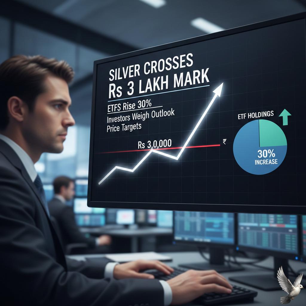 Silver Crosses Rs 3 Lakh Mark as ETFs Rise 30%; Investors Weigh Outlook and Price Targets