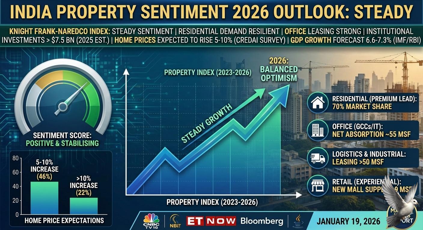 India Property Sentiment 2026 Outlook Steady