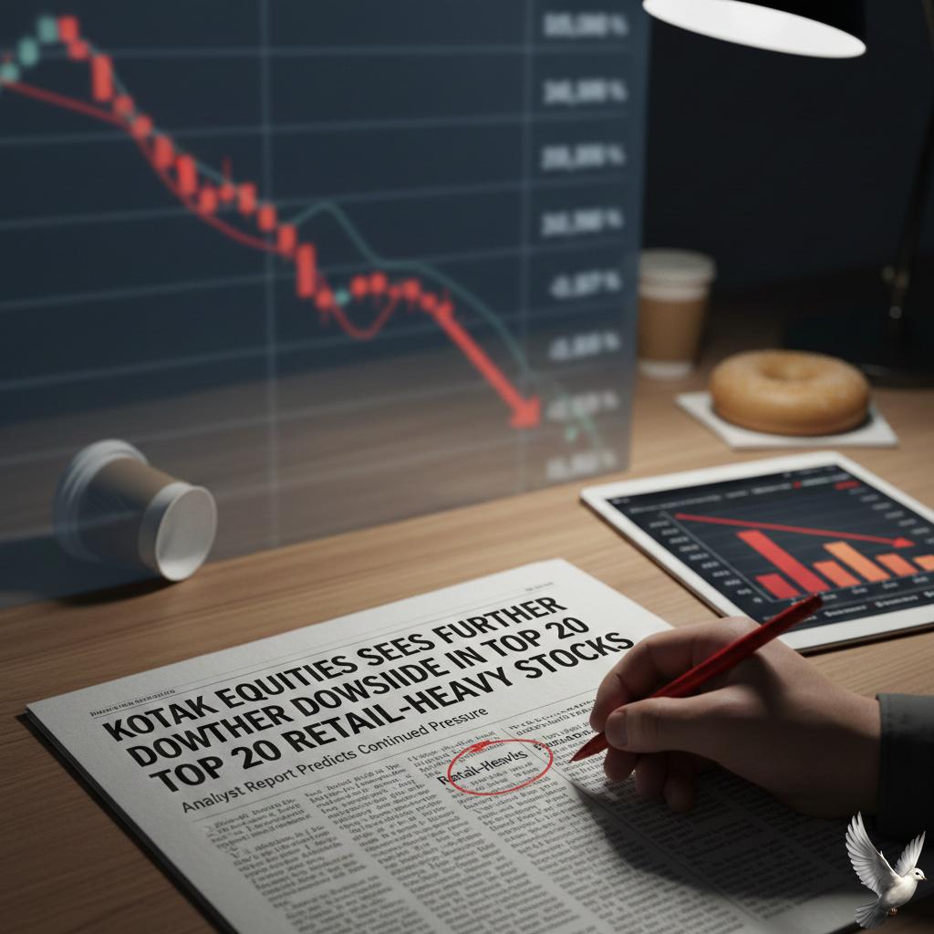Kotak Equities Sees Further Downside in Top 20 Retail-Heavy Stocks