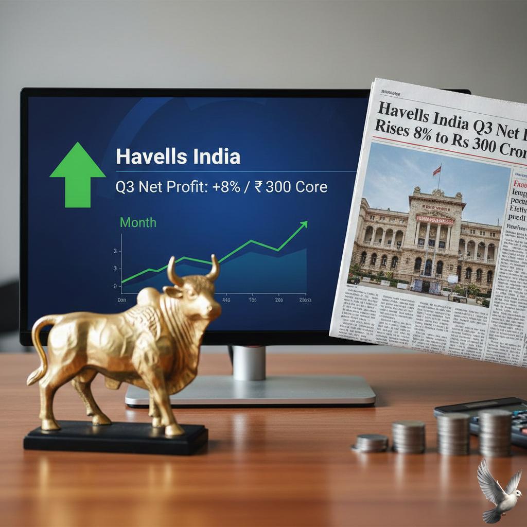 Havells India Q3 Net Profit Rises 8% to Rs 300 Crore