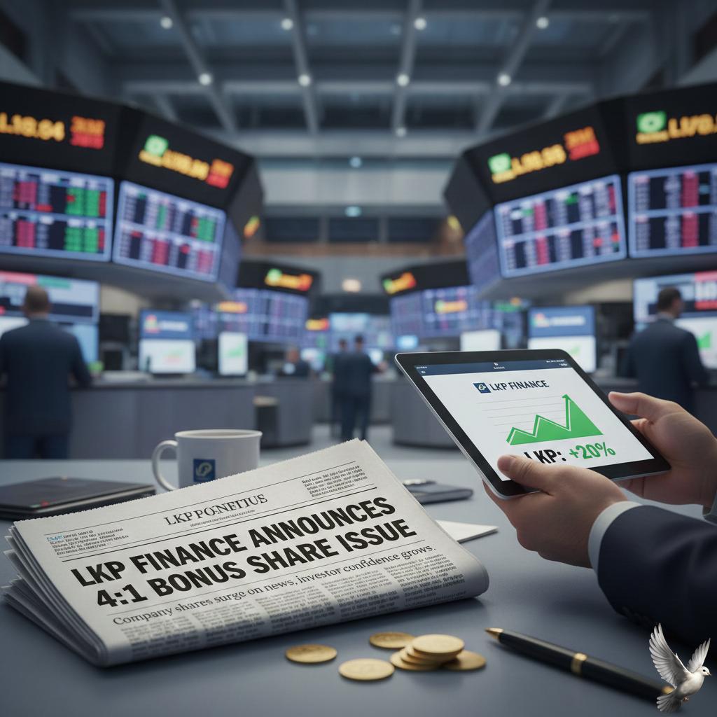 LKP Finance Announces 4:1 Bonus Share Issue
