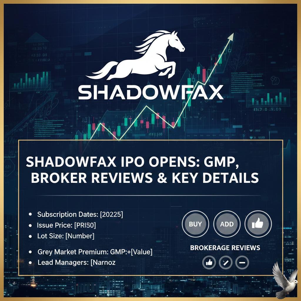 Shadowfax IPO Opens for Subscription: GMP, Brokerage Reviews, and Key Details