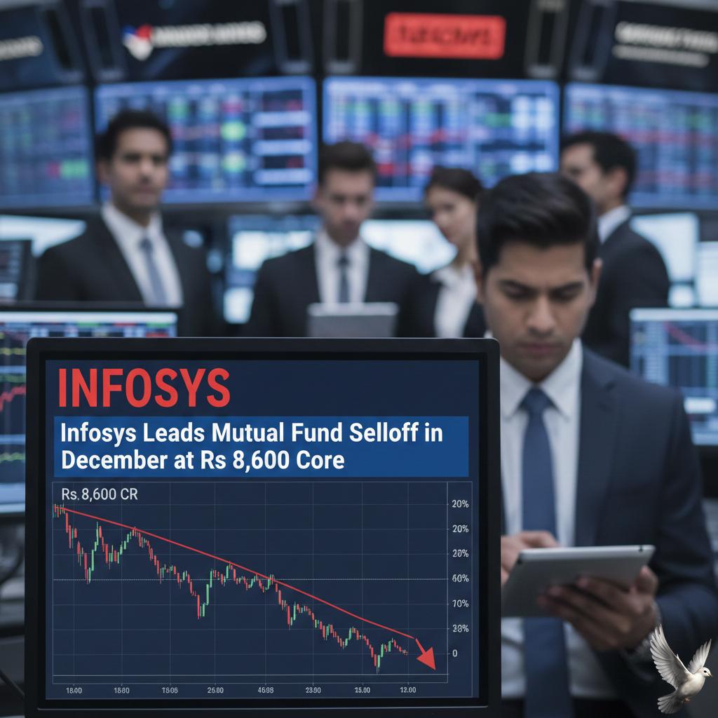 Infosys Leads Mutual Fund Selloff in December at Rs 8,600 Crore