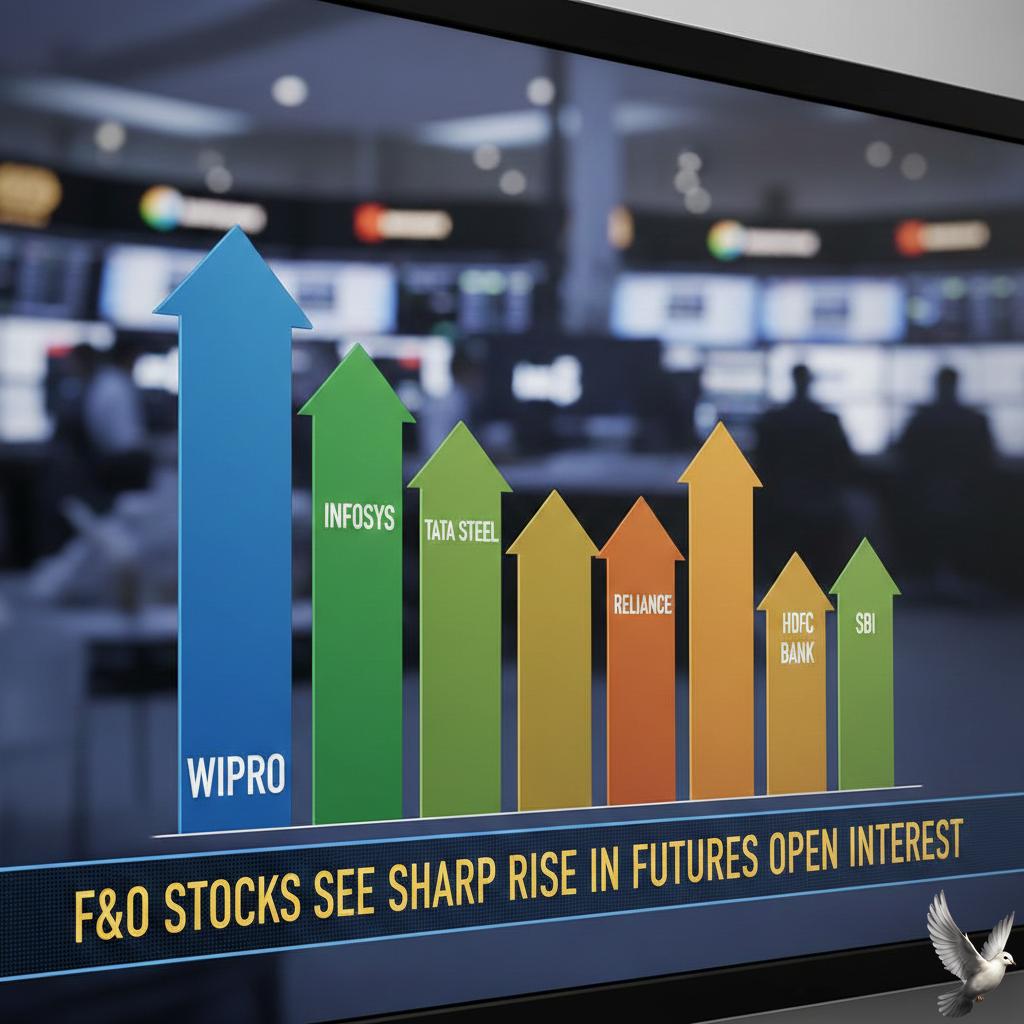 Wipro and Six Other F&O Stocks See Sharp Rise in Futures Open Interest