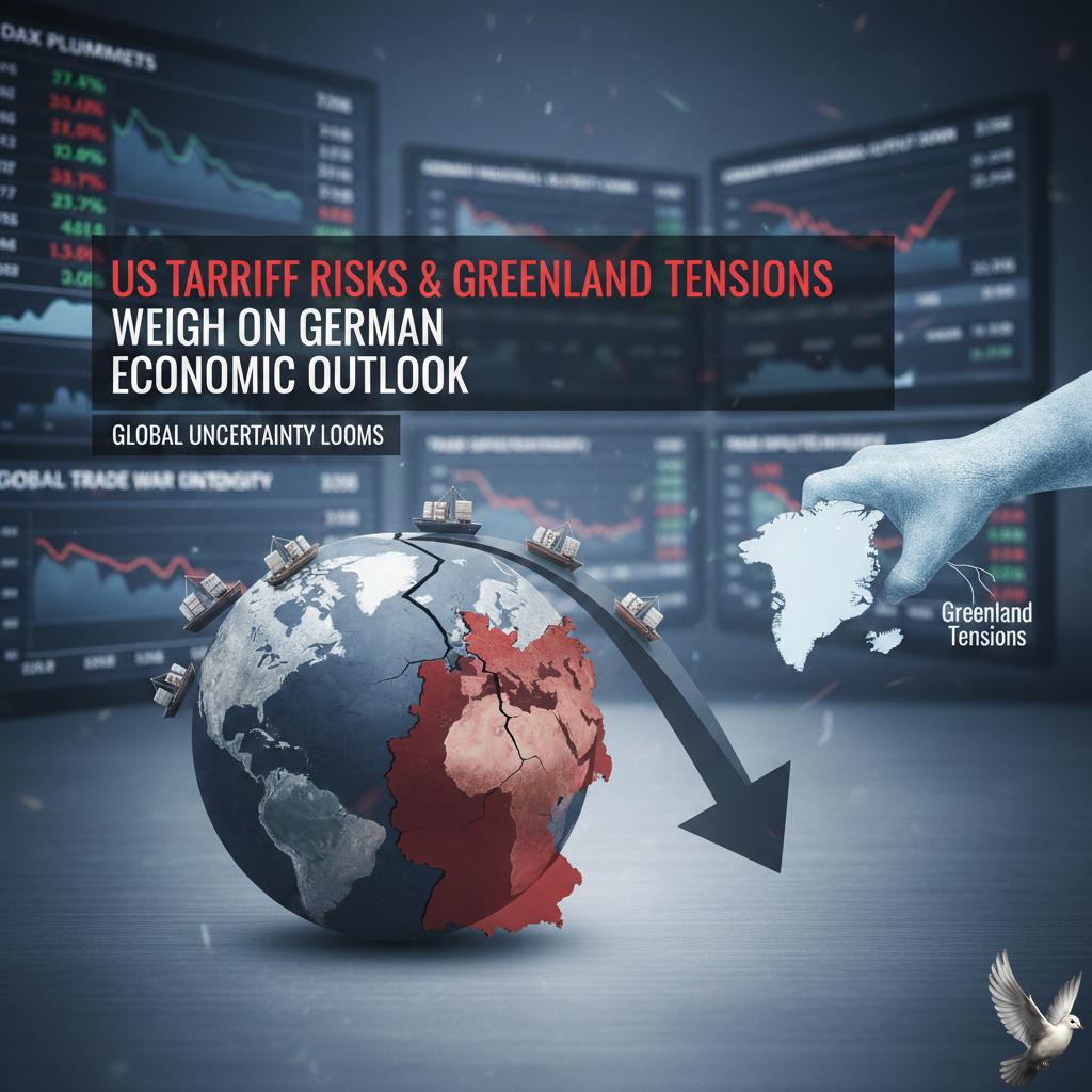 US Tariff Risks and Greenland Tensions Weigh on German Economic Outlook