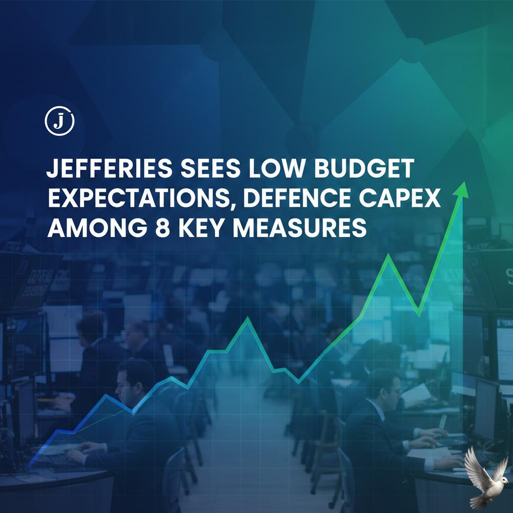 Jefferies Sees Low Budget Expectations, Lists Defence Capex Among 8 Key Measures
