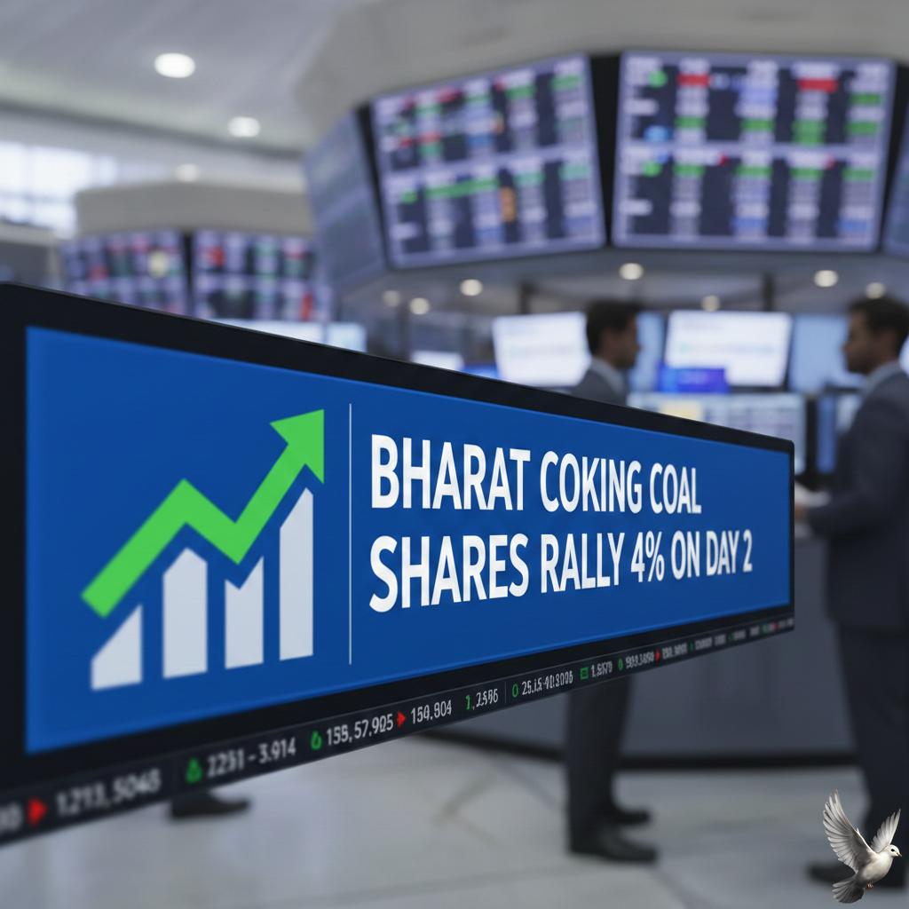 Bharat Coking Coal Shares Rally 4% on Day 2