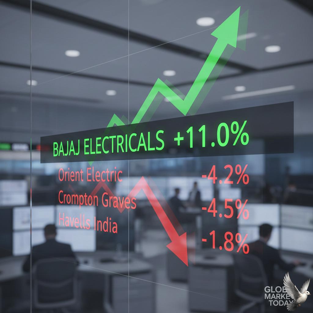Bajaj Electricals Shares Gain 11% While Competitors Decline Up to 5%