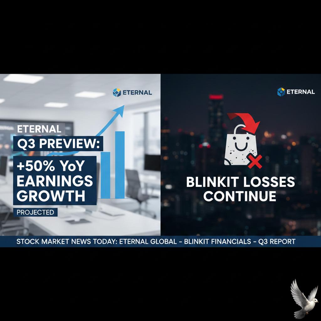 Eternal Q3 Preview: Projected 50% YoY Earnings Growth Amid Continued Blinkit Losses
