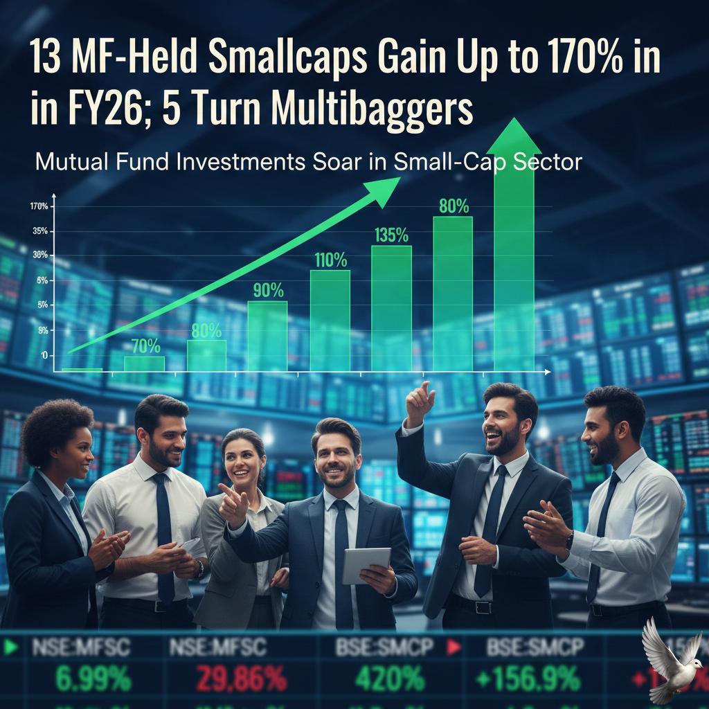 13 MF-Held Smallcaps Gain Up to 170% in FY26; 5 Turn Multibaggers