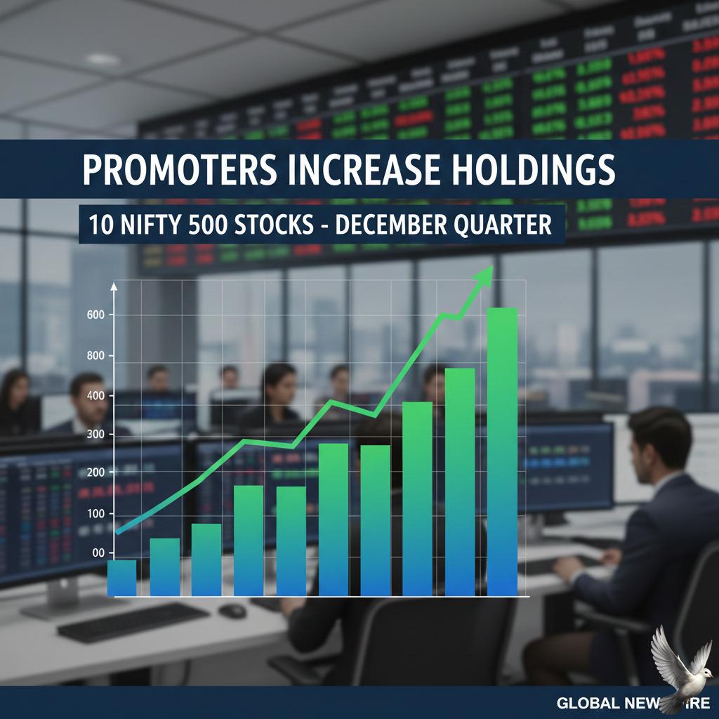 Promoters Increase Holdings in 10 Nifty 500 Stocks in December Quarter