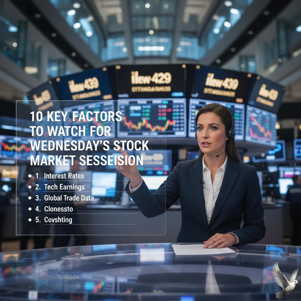 10 Key Factors to Watch for Wednesday's Stock Market Session