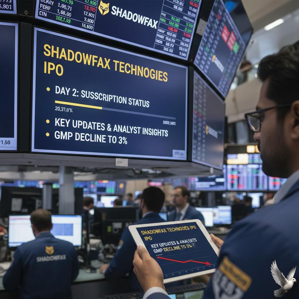 Shadowfax Technologies IPO Day 2: Subscription Status, Key Updates, and GMP Decline to 3%