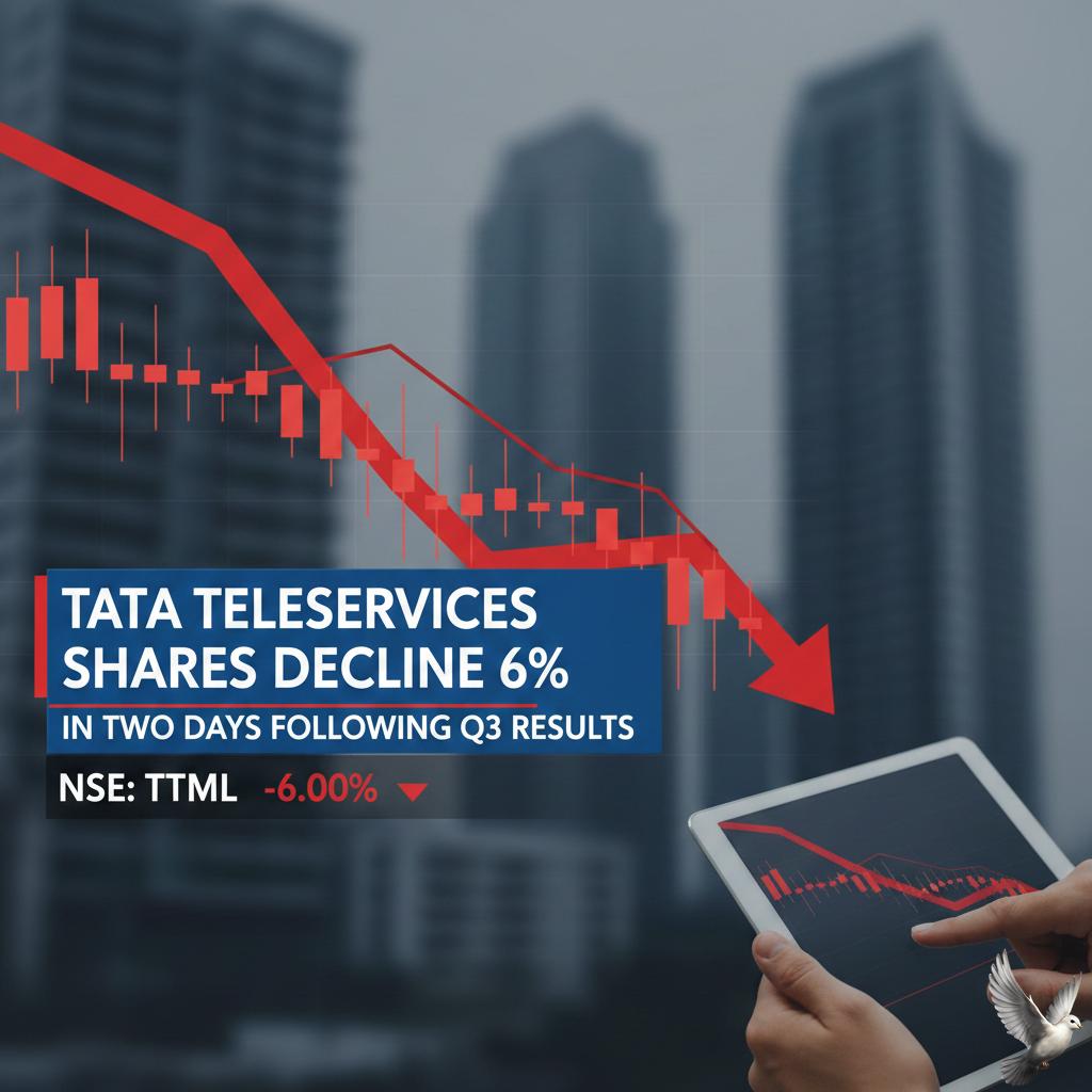 Tata Teleservices Shares Decline 6% in Two Days Following Q3 Results