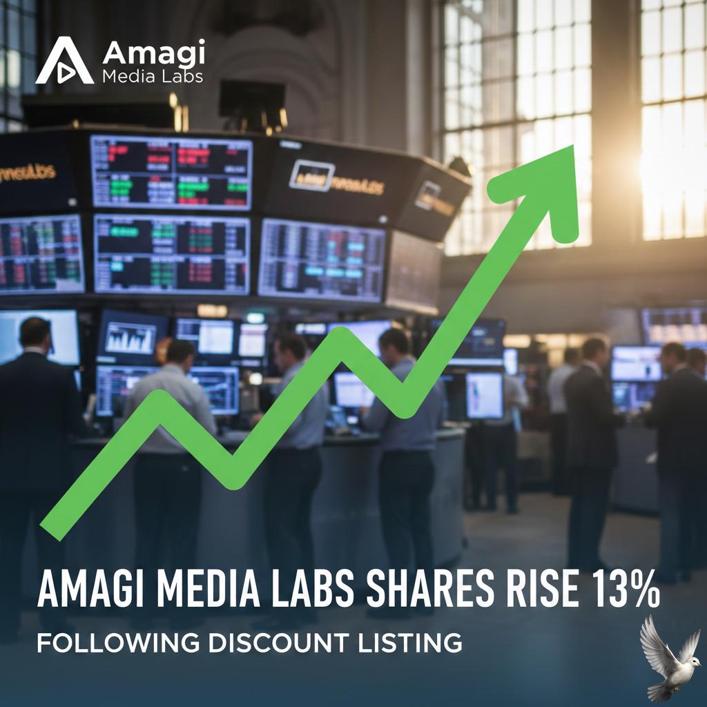 Amagi Media Labs shares rise 13% following discount listing