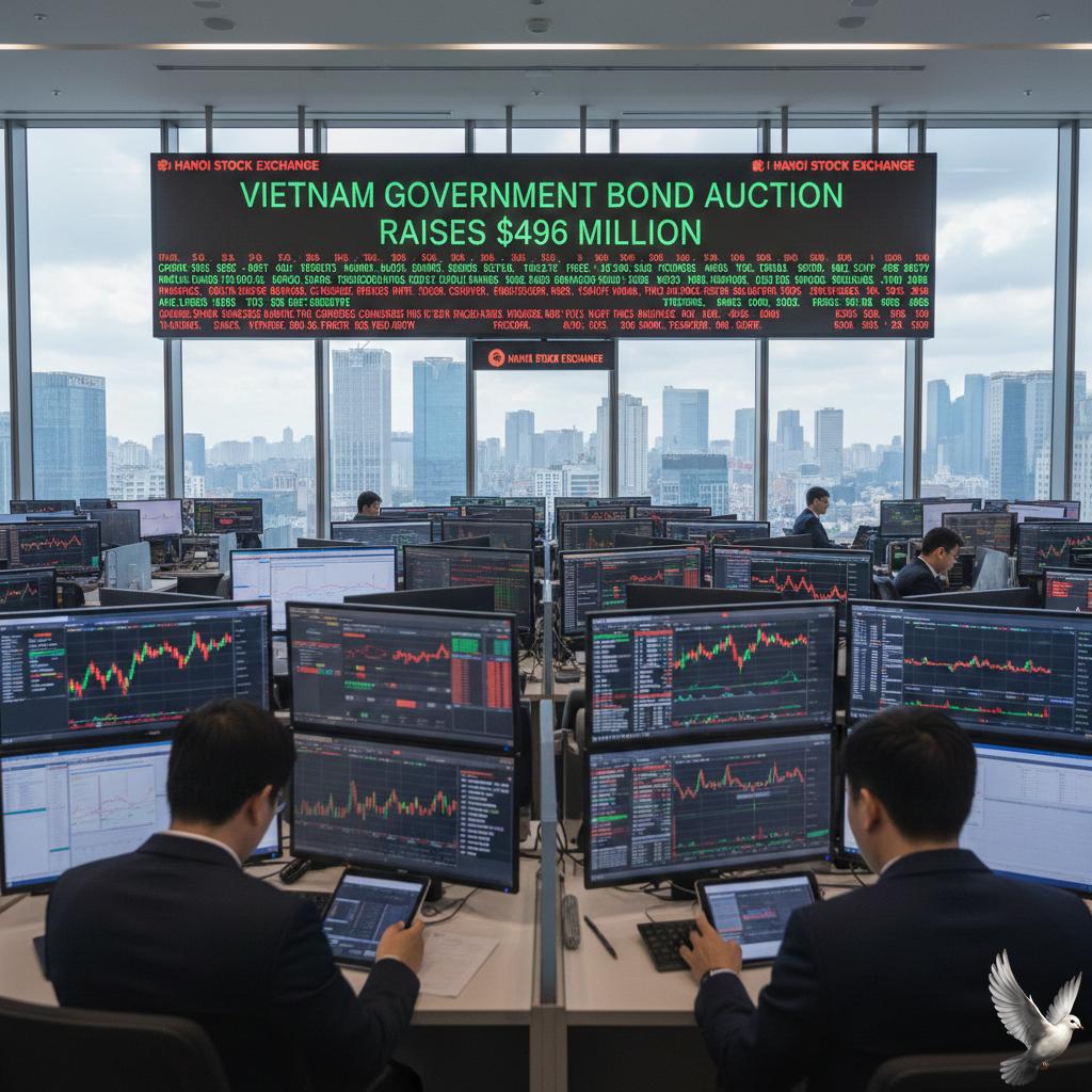 Vietnam Government Bond Auction Raises $496 Million