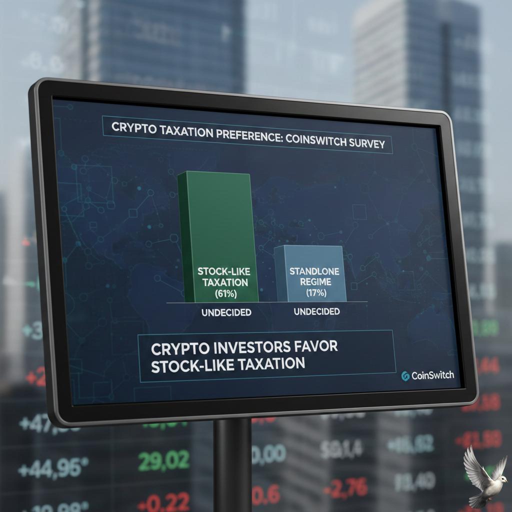 Crypto Investors Favor Stock-Like Taxation (61%) Over Standalone Regime (17%): CoinSwitch Survey