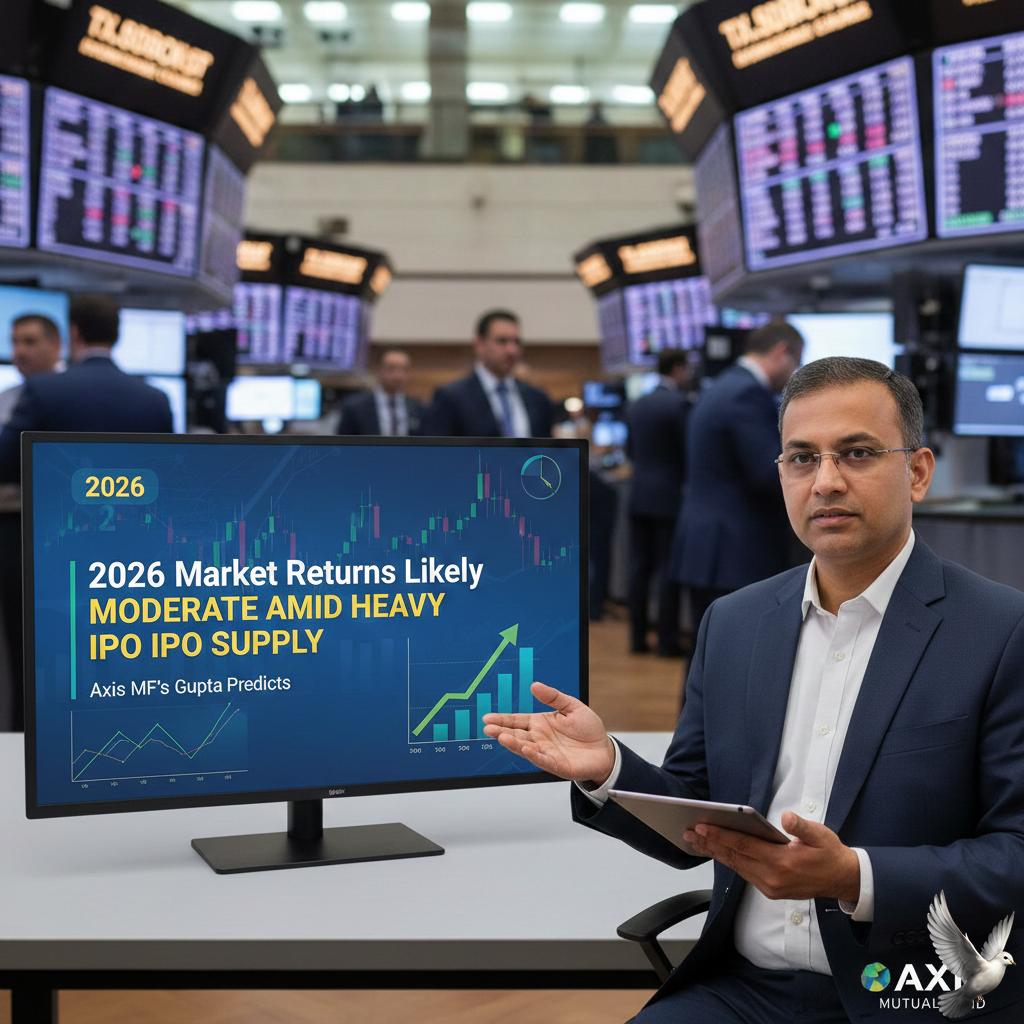 2026 Market Returns Likely Moderate Amid Heavy IPO Supply: Axis MF's Gupta
