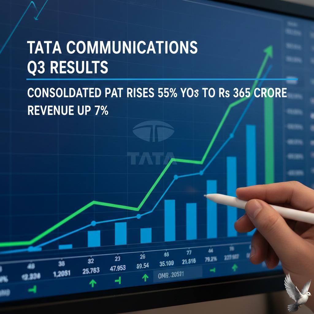 Tata Communications Q3 Results: Consolidated PAT Rises 55% YoY to Rs 365 Crore, Revenue Up 7%