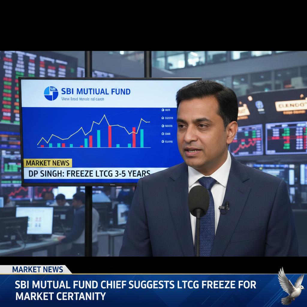 SBI Mutual Fund's DP Singh Suggests Freezing LTCG for 3-5 Years to Boost Market Certainty
