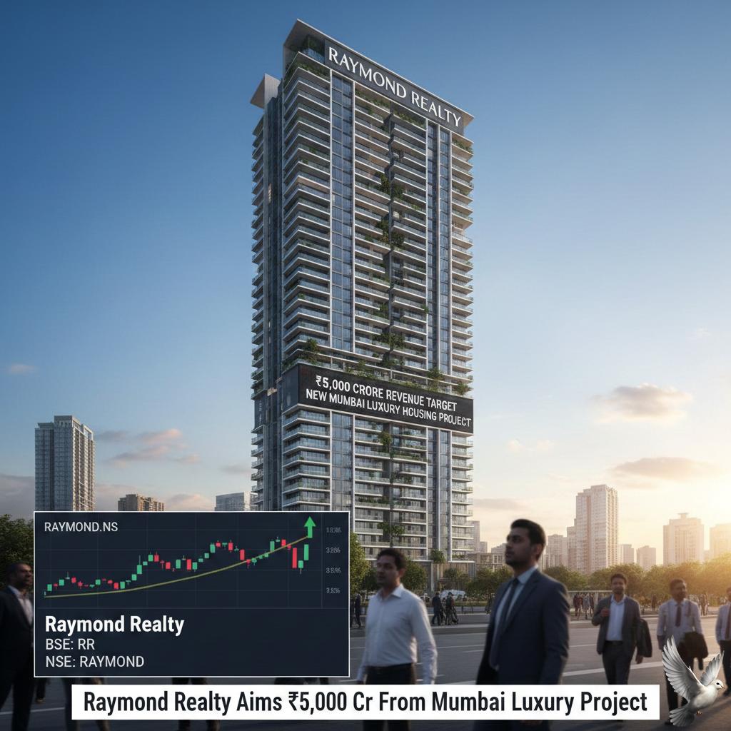 Raymond Realty Targets ₹5,000 Crore Revenue from New Mumbai Luxury Housing Project