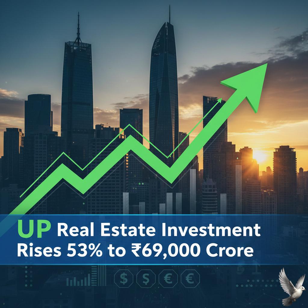 UP Real Estate Investment Rises 53% to ₹69,000 Crore