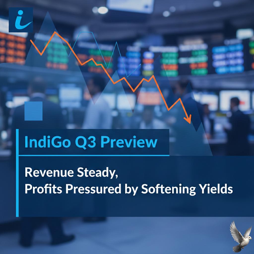 IndiGo Q3 Preview: Revenue Steady, Profits Pressured by Softening Yields