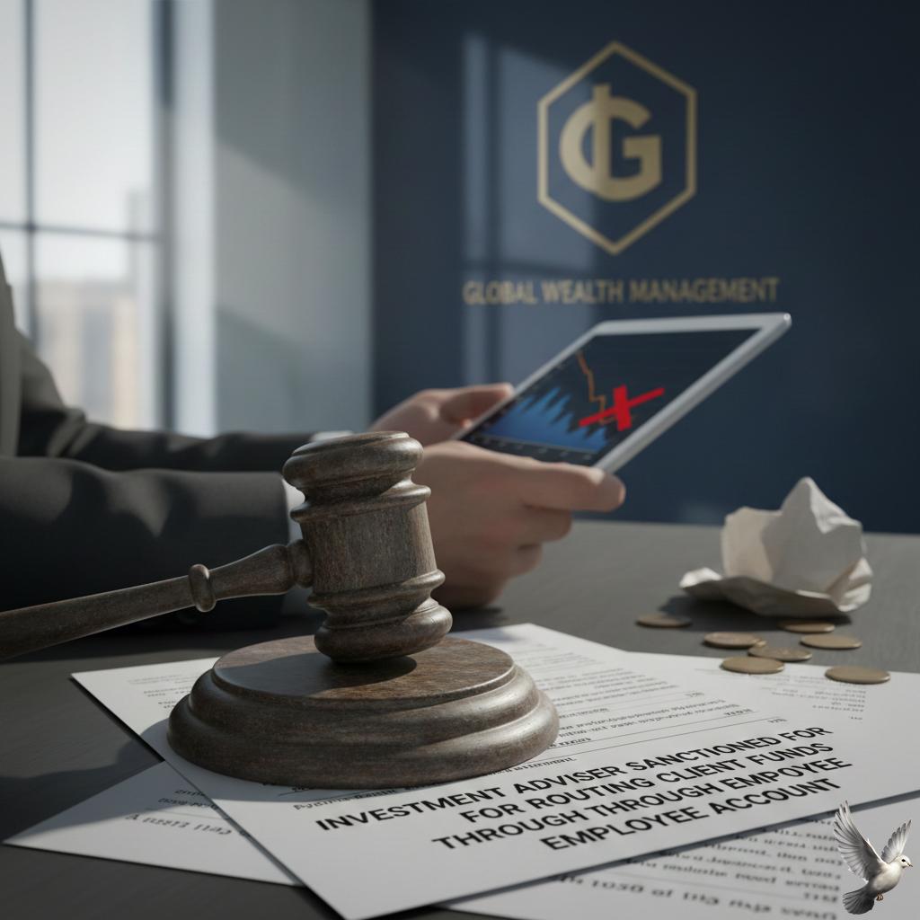 Investment Adviser Sanctioned for Routing Client Funds Through Employee Account