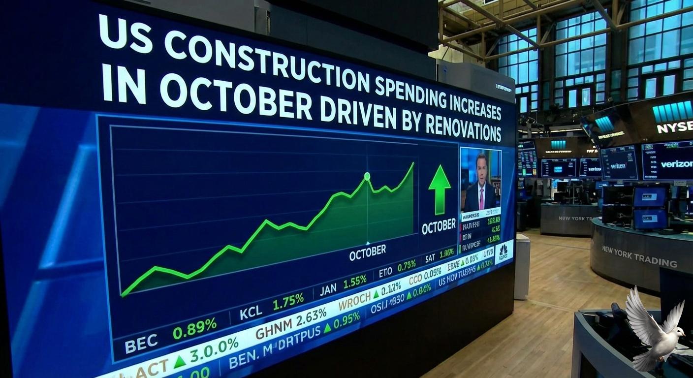 US Construction Spending Increases in October Driven by Renovations
