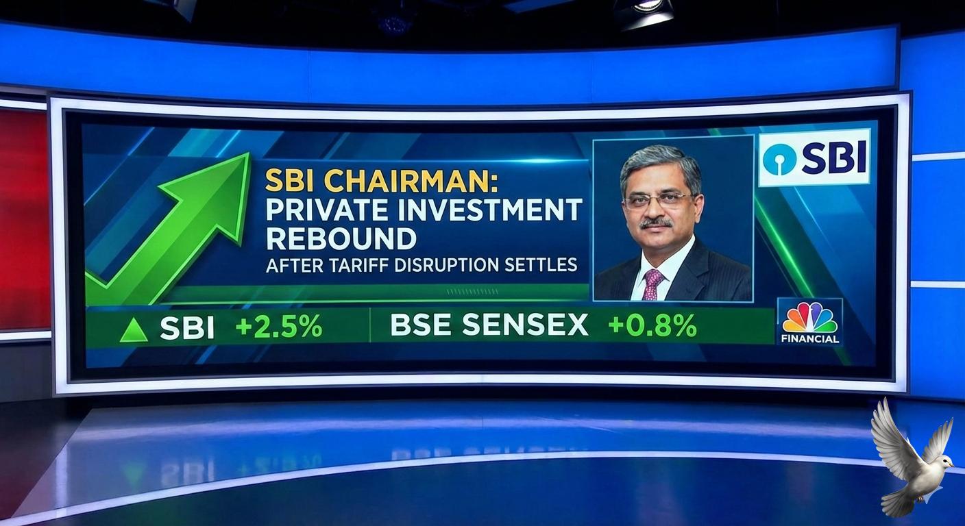 SBI Chairman Expects Private Investment Rebound After Tariff Disruption Settles