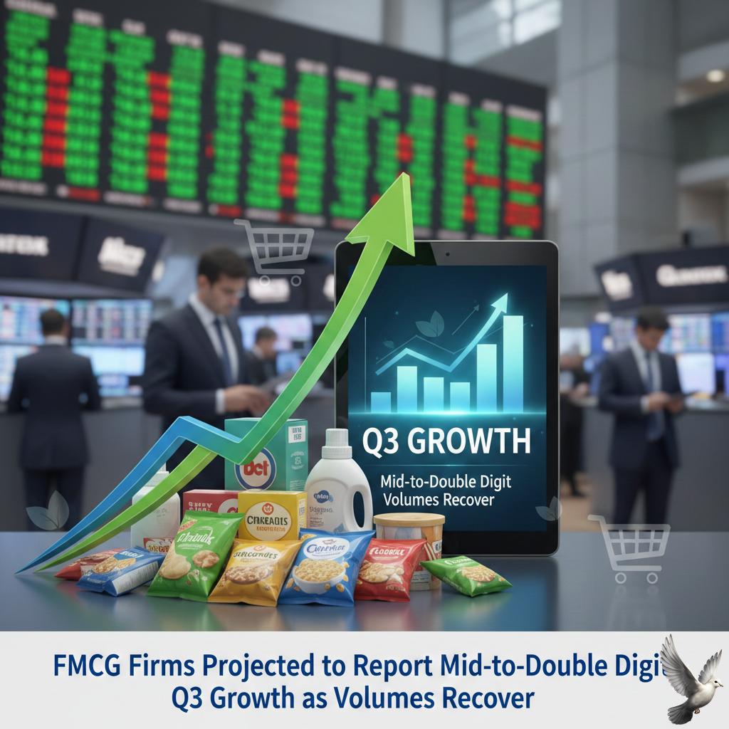 FMCG Firms Projected to Report Mid-to-Double Digit Q3 Growth as Volumes Recover