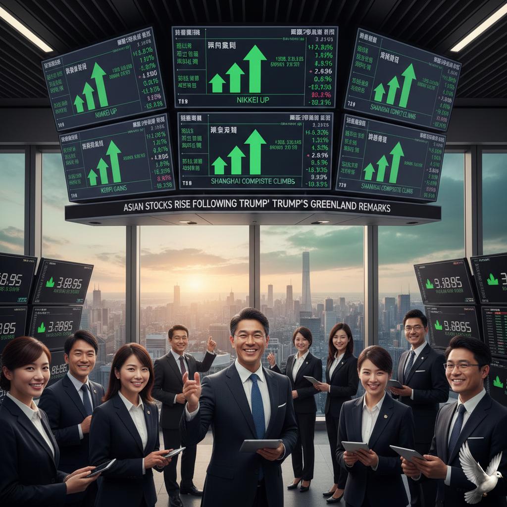 Asian Stocks Rise Following Trump's Greenland Remarks