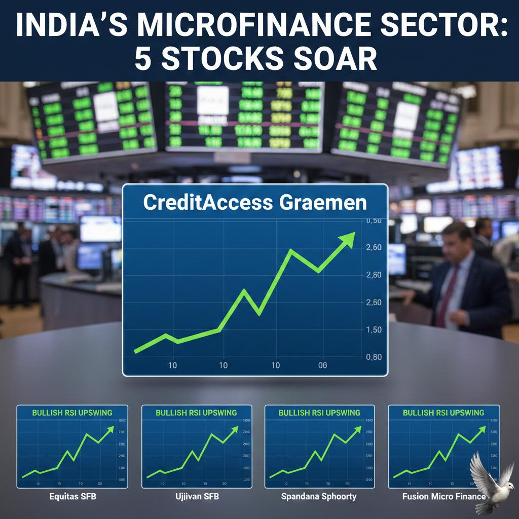 CreditAccess Grameen, 4 Others Show Bullish RSI Upswing
