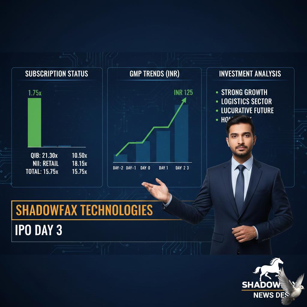 Shadowfax Technologies IPO Day 3: Subscription Status, GMP Trends, and Investment Analysis